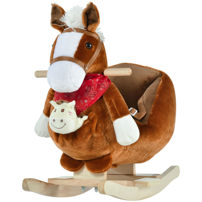 Baby Plush Rocking Horse with Sound