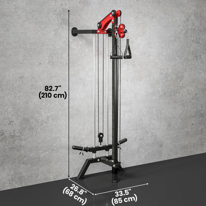 Wall Mount Cable Station Adjustable Pulley