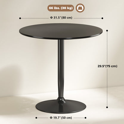 Mesa de cocina redonda para 2 personas
