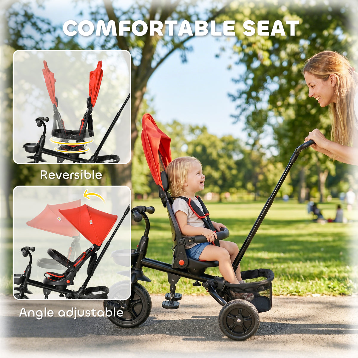 5-in-1 Growing Tricycle for Toddlers