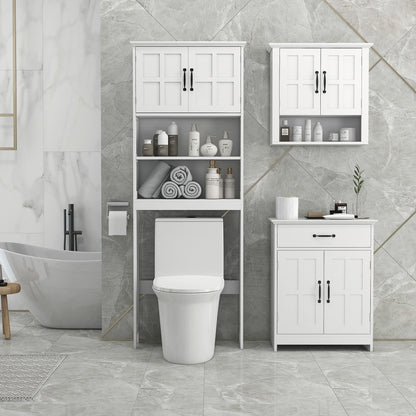 Bathroom floor cabinet with drawer