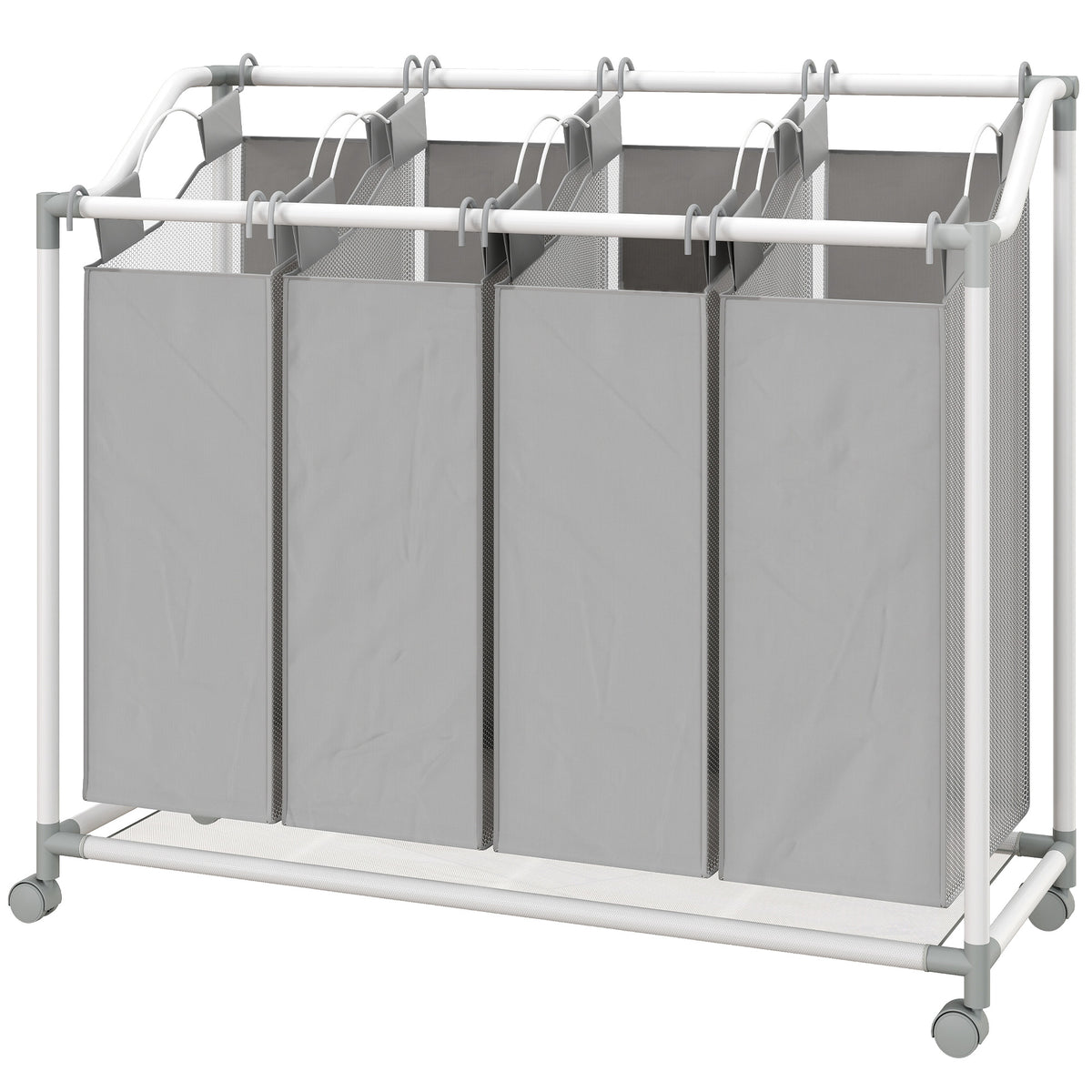 Rolling Laundry Hamper 160L