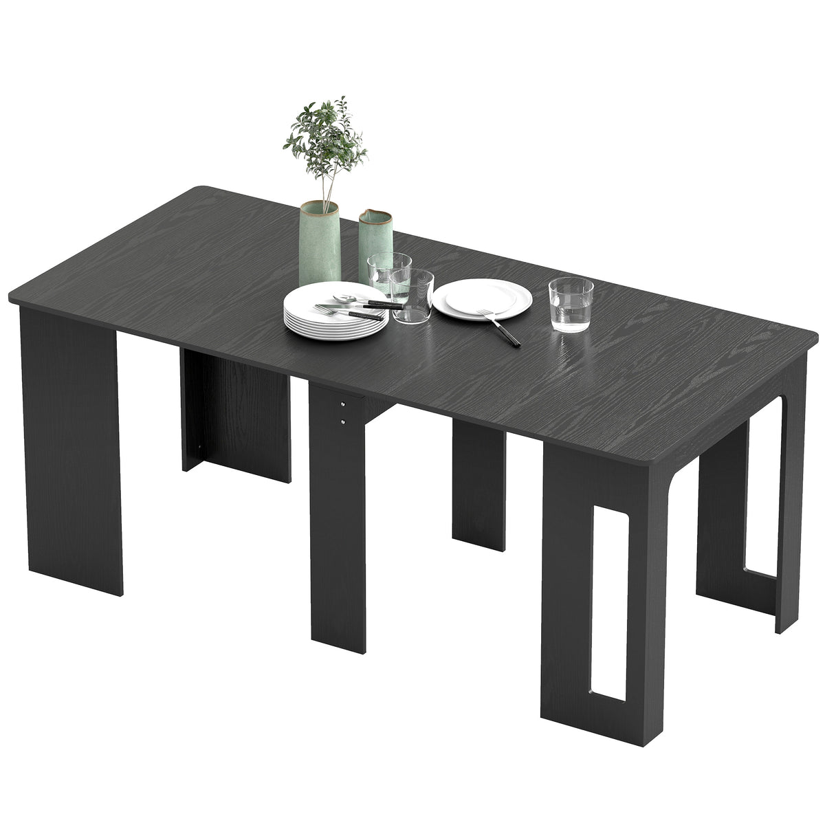 Extendable dining table 60-180 cm for 6-8 people