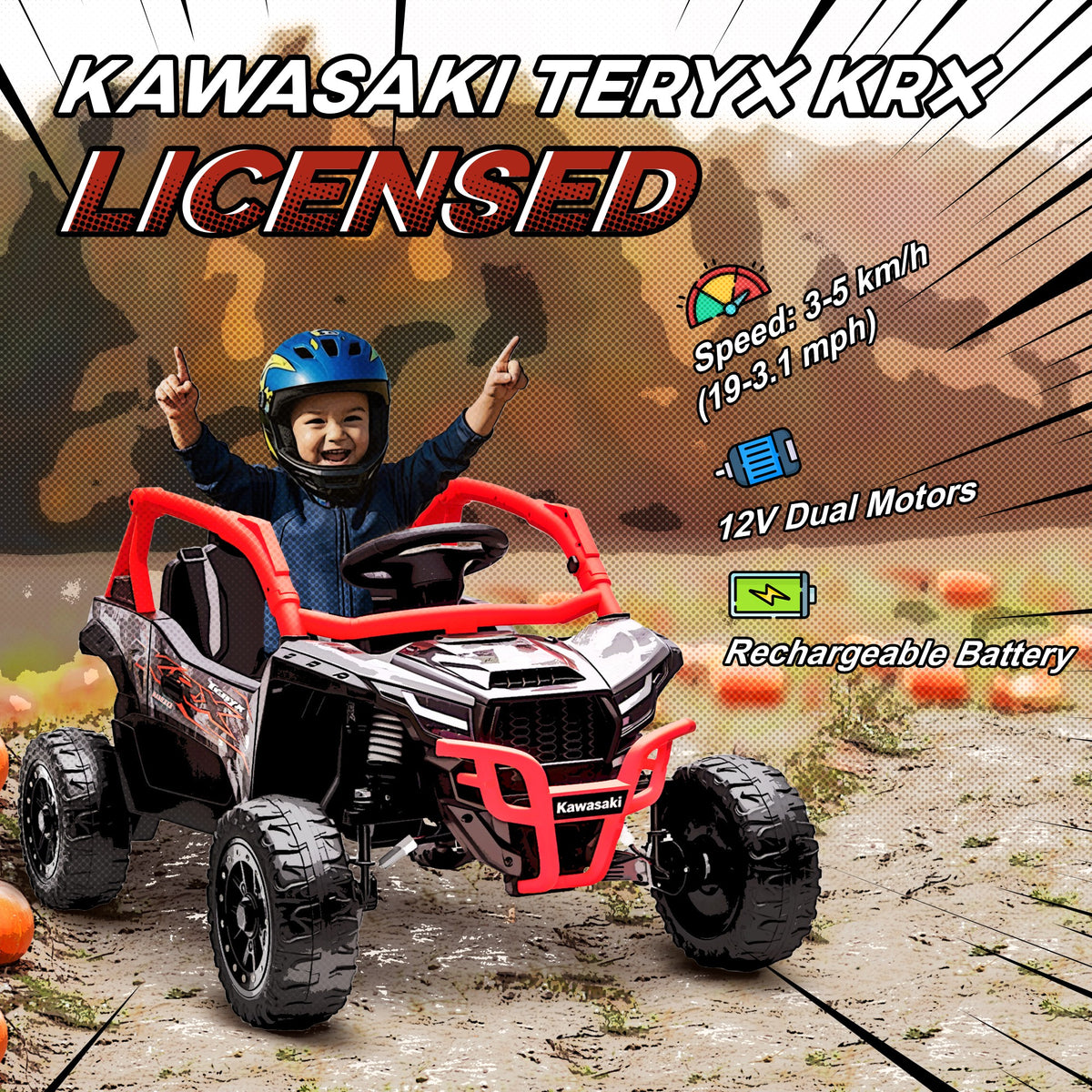 12V Kids Electric Teryx Ride On Car