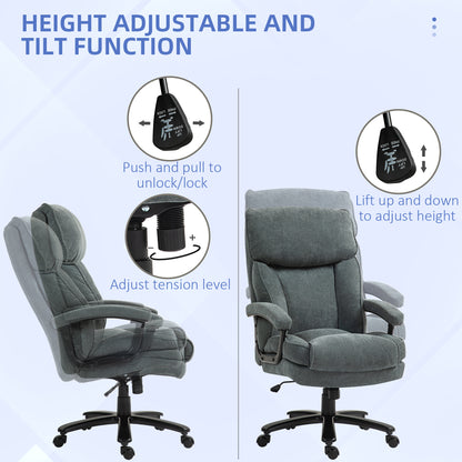 Silla de oficina ergonómica de gran tamaño