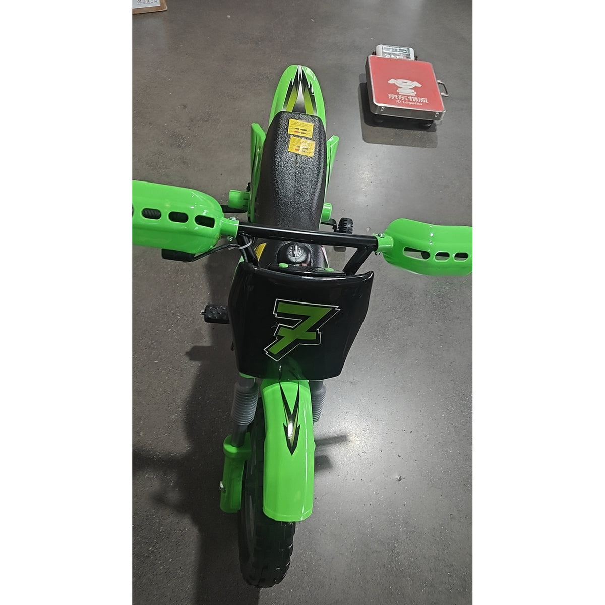 Moto eléctrica para niños de 12 V con ruedas de entrenamiento