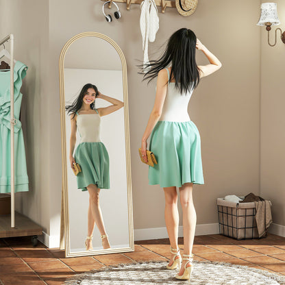 Arched Full Length Standing Mirror 64 inches
