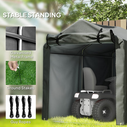 Outdoor Storage Shed UV Resistant with Zipper Door