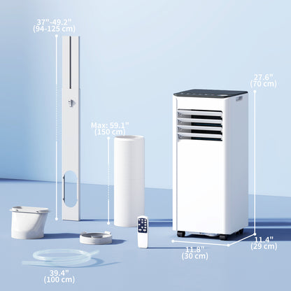Portable Air Conditioner 8000 BTU WiFi 4-in-1