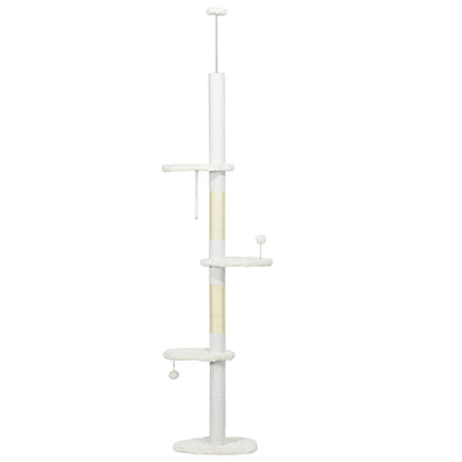 Floor to Ceiling Adjustable Cat Tree