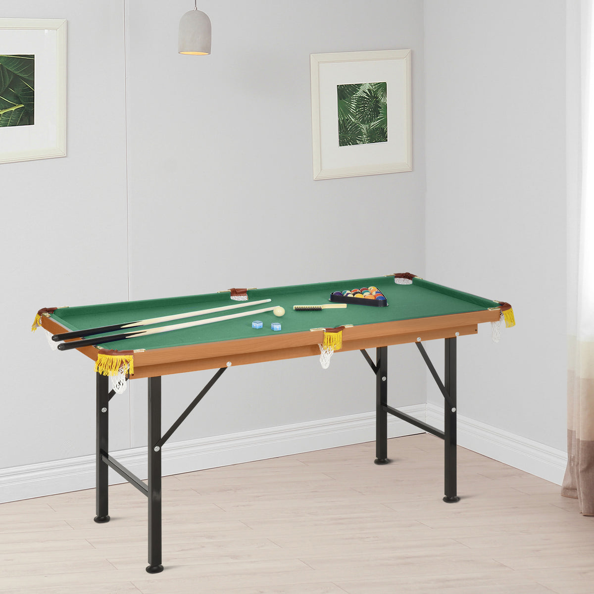 Foldable Mini Pool Table with Full Accessory Set