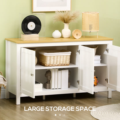 Sideboard buffet cabinet with doors and adjustable shelves