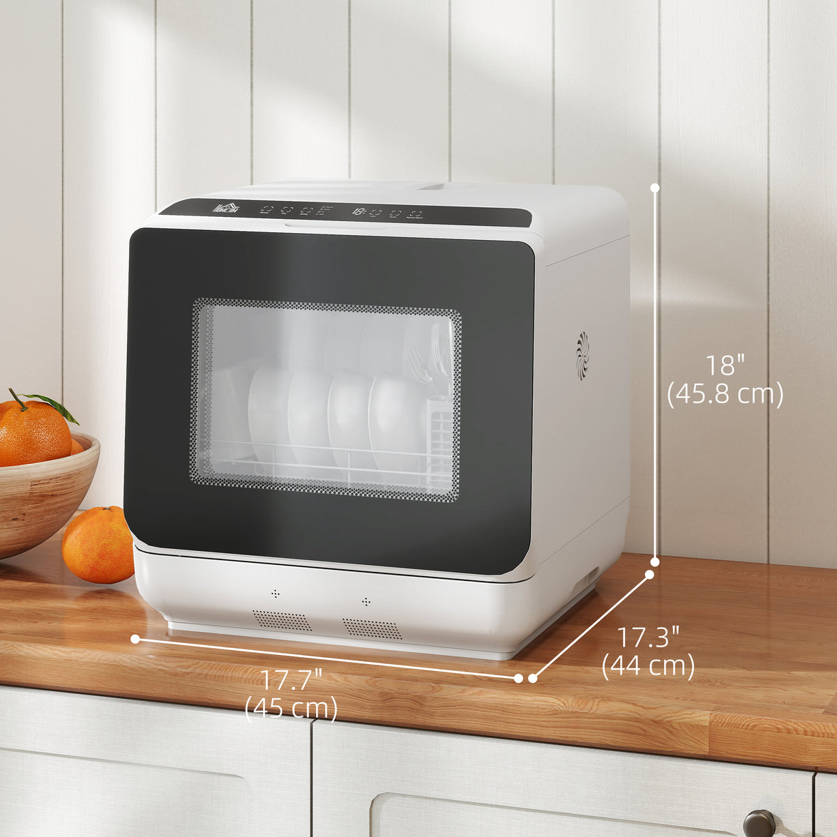 Countertop Dishwasher with 6 L Water Tank