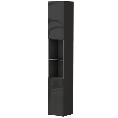 Tall narrow bathroom storage cabinet