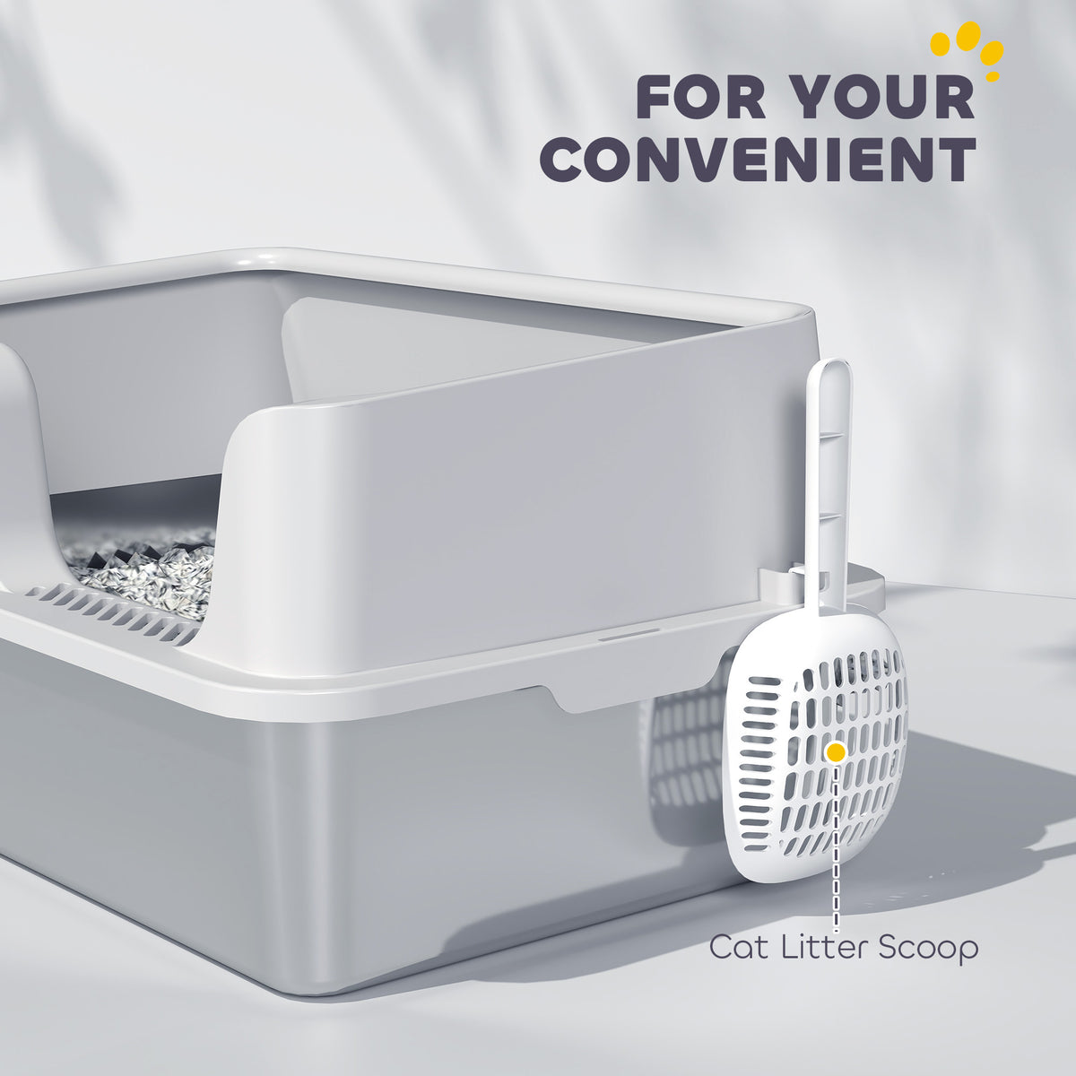 Stainless steel cat litter box with lid