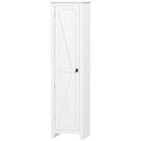 Armario despensa de cocina 5 estantes puerta de granero 170cm
