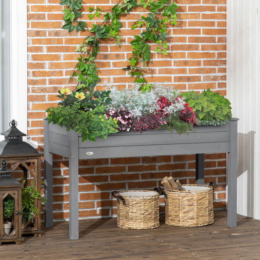 Raised Garden Bed 48 x 22 x 30 in — Wood