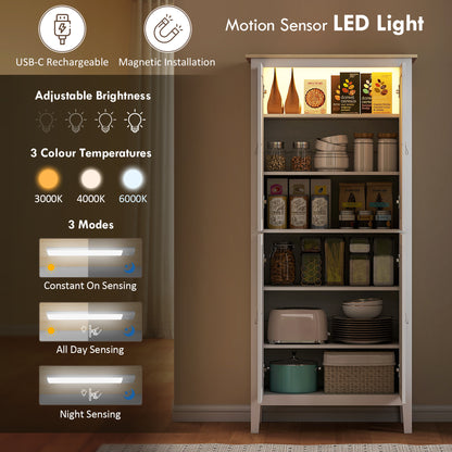 Tall kitchen pantry storage cabinet