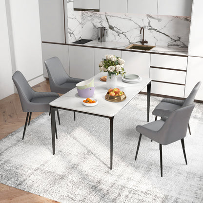 Juego de 4 sillas de comedor tapizadas