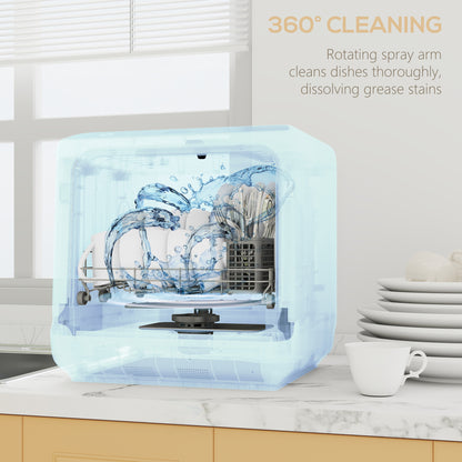 Countertop Dishwasher with 6 L Water Tank