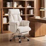 Reclining Office Chair with Footrest and Headrest