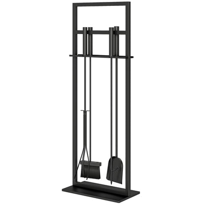 Metal Fireplace Tool Set — Set of 5