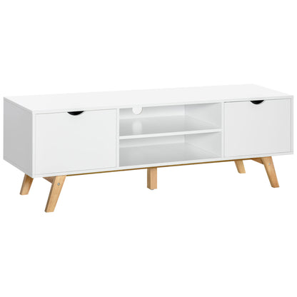 Mueble de TV moderno de madera con almacenamiento