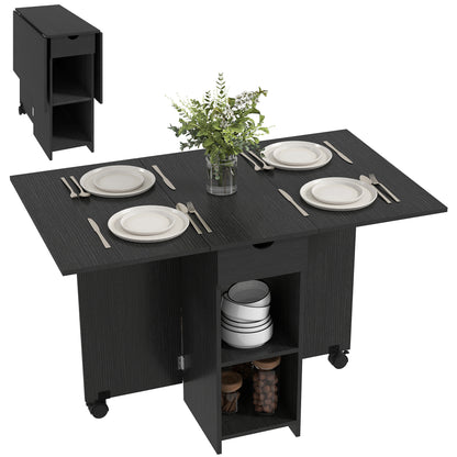 Folding Dining Table with Storage