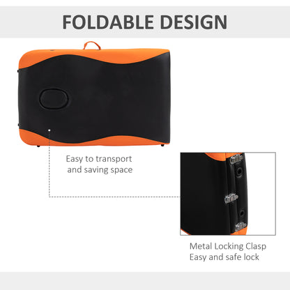 Professional foldable aluminum massage table