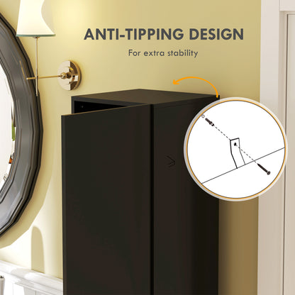 Tall narrow bathroom storage cabinet