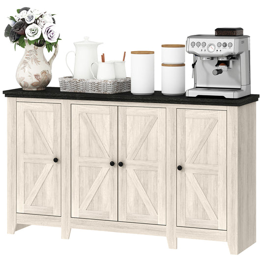 Rustic Sideboard Buffet Cabinet Wood Grain