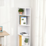 5-Tier Corner Bookshelf Storage Unit