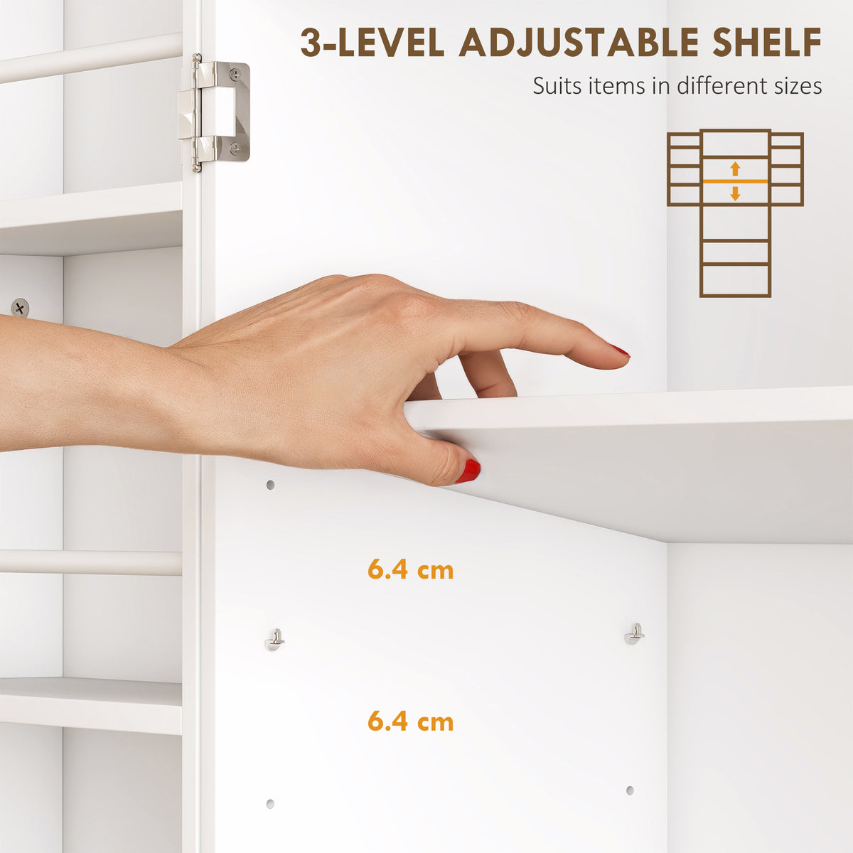 Kitchen Pantry Cabinet Farmhouse 182 cm