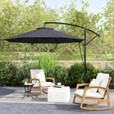 Offset Cantilever Umbrella 360° Rotating with Cross Base
