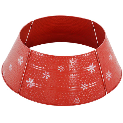 Metal round Christmas tree collar