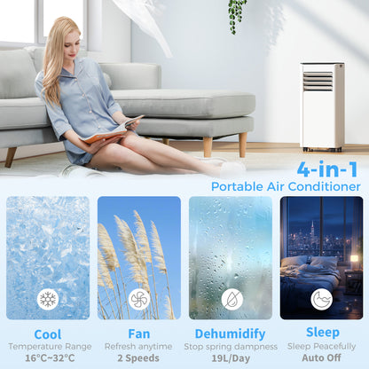Portable Air Conditioner 8000 BTU WiFi 4-in-1