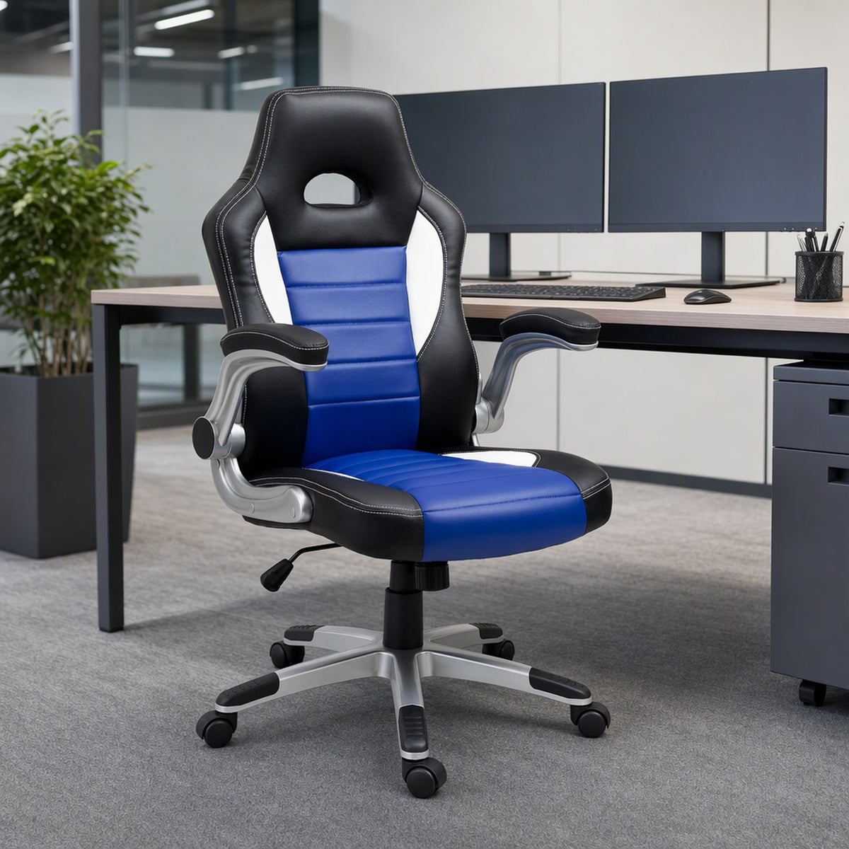 Ergonomic racing style office gaming chair