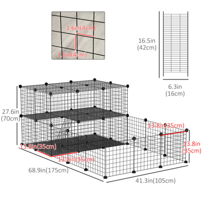46 Panels Small Animal Modular Playpen
