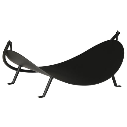 Curved Firewood Log Rack Fireplace Wood Holder