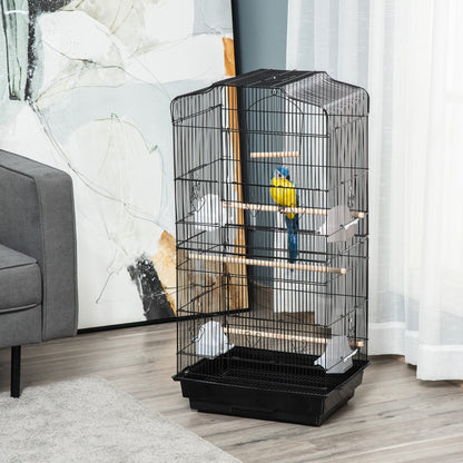 Flight Bird Cage 2 Doors with Perches and Feeders