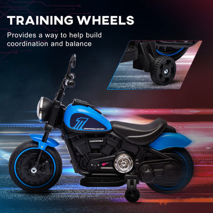 Electric Motorcycle Kids 6V with Training Wheels