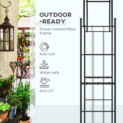 Steel Garden Arch for Climbing Plants and Vines