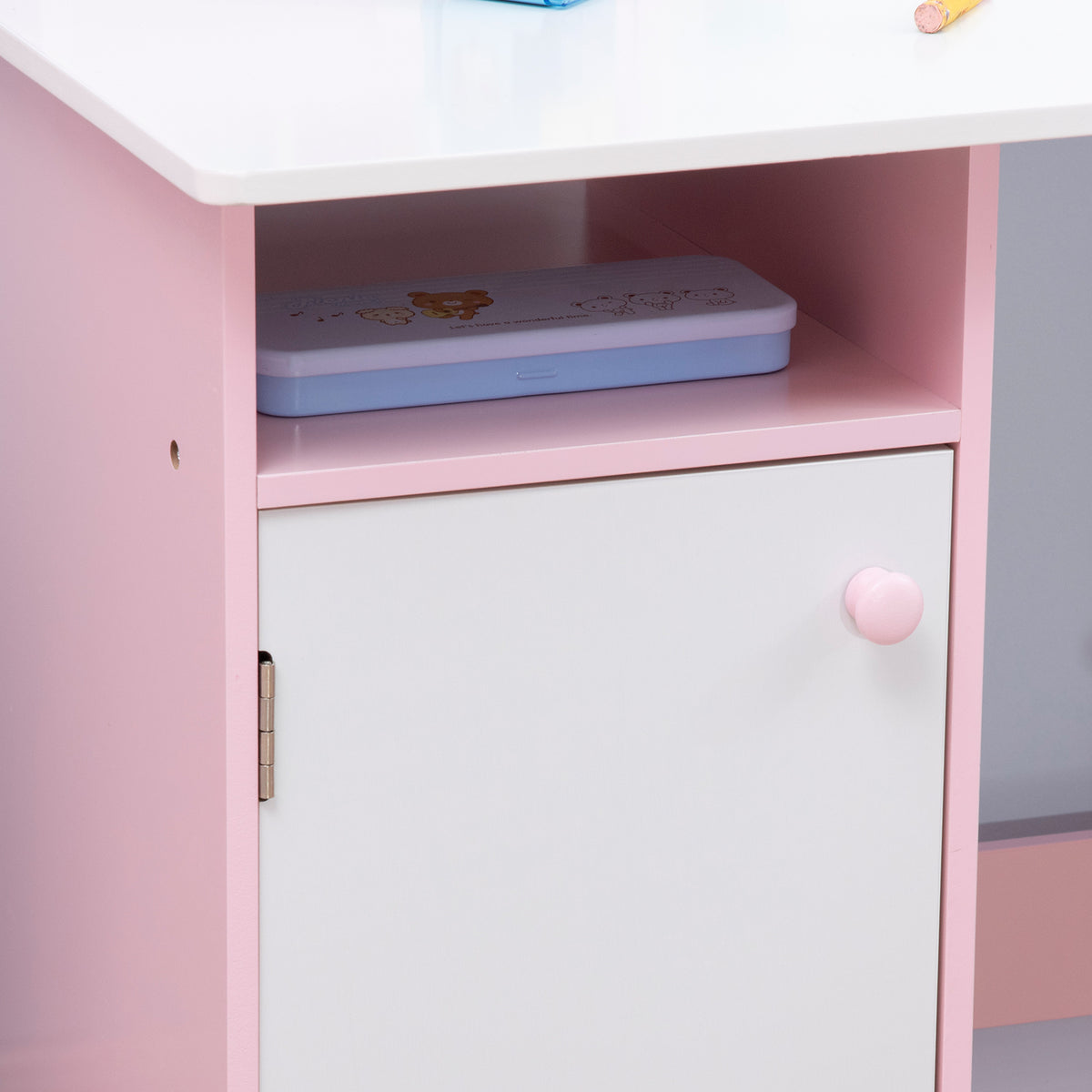 Conjunto de escritorio y silla para niños con pizarra — Lote de 2
