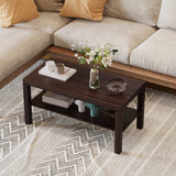 Two-Tier Engineered Wood Coffee Table
