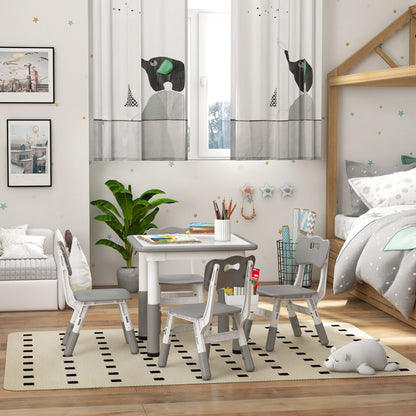 Conjunto de mesa y sillas ajustables para niños pequeños — Lote de 5