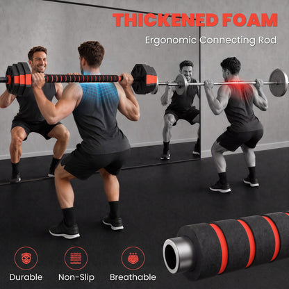 6-in-1 Adjustable Dumbbell Set