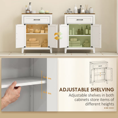 Mueble de almacenamiento estilo granja para baño