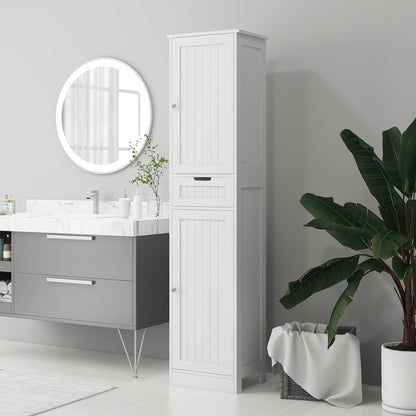 Freestanding Bathroom Cabinet with Drawer and Doors