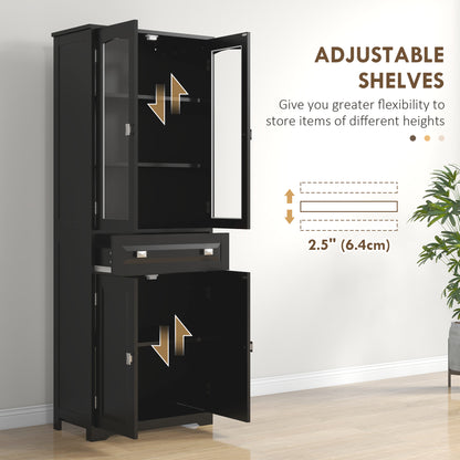 Armario despensa 4 puertas 160 cm almacenamiento cocina
