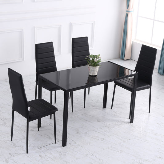 Tempered glass dining table